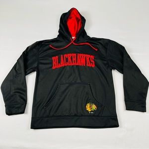 Chicago Blackhawks NHL Hockey Team NHL Logo Stitched Hoodie Pullover Men’s  ( L)